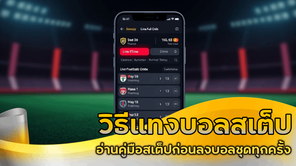 วิธีแทงบอลสเต็ป ufabetcash1